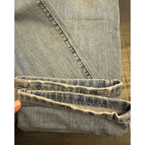 Loft Relaxed Skinny Rhinestone Pocket Detail Jeans Sz 8T - Picture 8 of 14